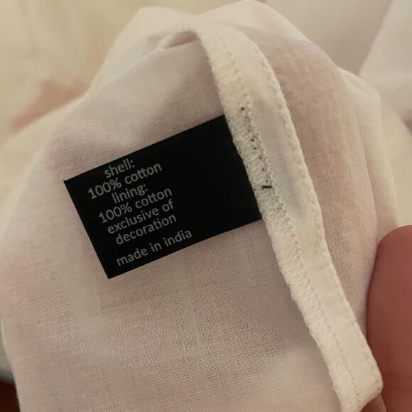 Lane Bryant NWT Embroidered Top Boho 100% Cotton Gauzy Cottagecore Prairie - Picture 12 of 12